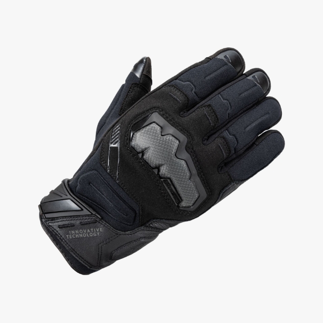 ARMED WINTER GLOVES  BLACK