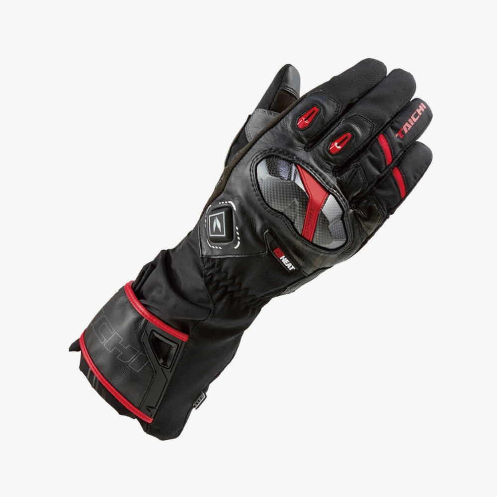 e-HEAT ARMED GLOVES BLACK / RED