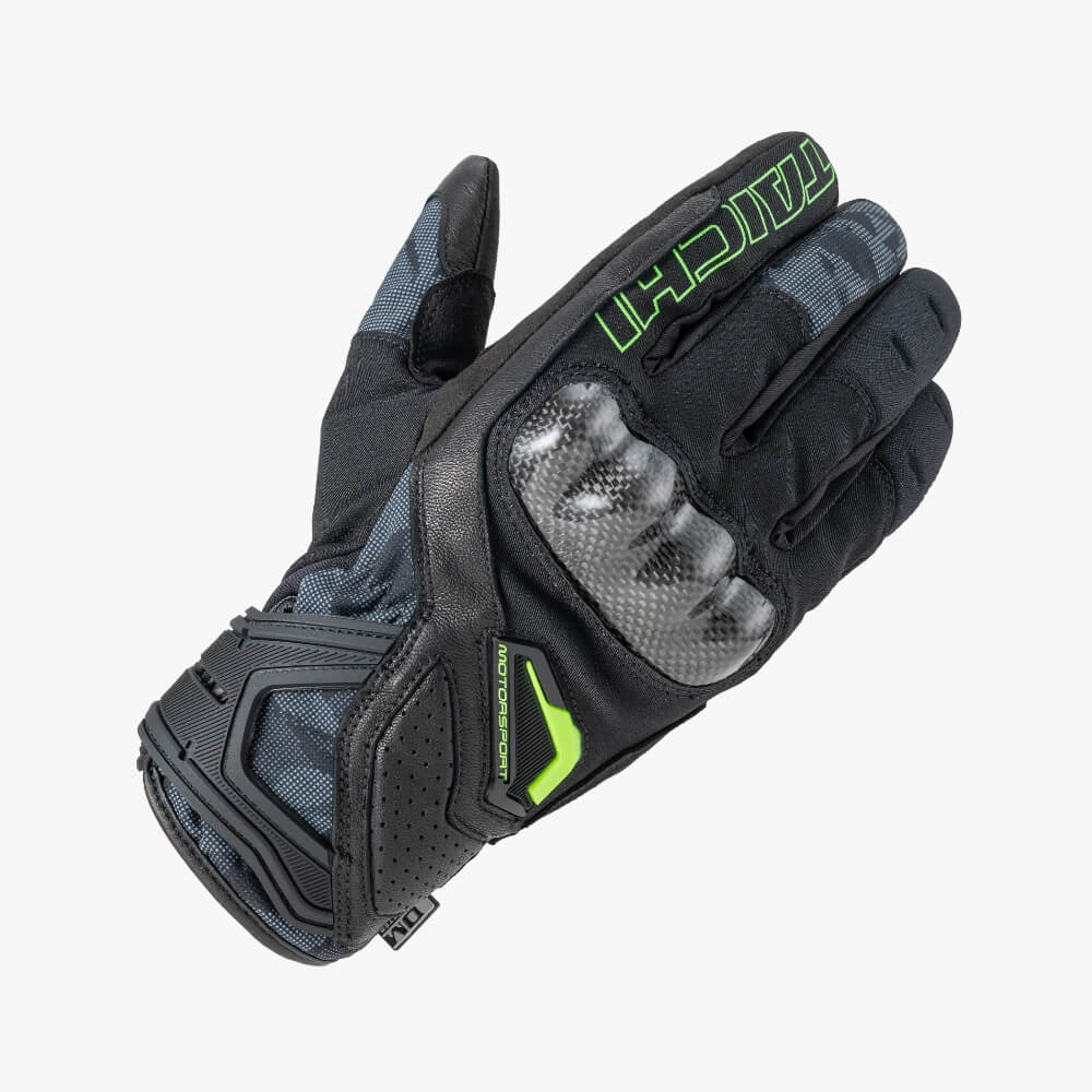 CARBON WINTER GLOVES  CRUSH BLACK / NEON