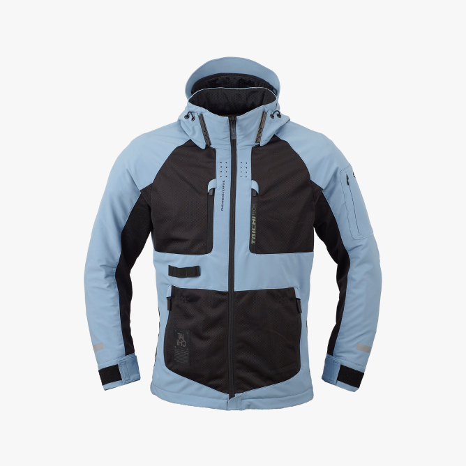 AIR PARKA BLACK / ICE BLUE