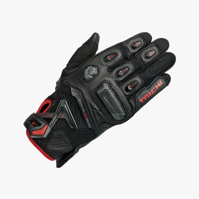 RAPTOR MESH GLOVES BLACK / RED